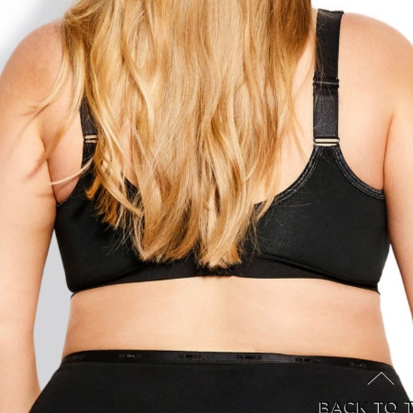 Avenue soft cotton black bra in size 40DD - Picture 4 of 5